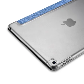 XOOMZ Mados Ultra Plonas Planšetinis Sulankstomas Stovas Ilgaamžė Aukščiausios Kokybės Odos Apsaugos Folio Case Cover For Apple iPad Air2 9.7