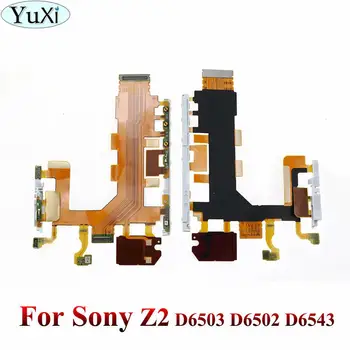 YuXi Galios On / Išjungimo Mygtukas Flex Cable & Volume Control Flex Sony už Xperia Z1 Z2 Z3 Z5 Z5P M2 X mini XA XA1 X2P L36H C2305