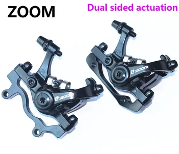 ZOOM-kalnų dviračių stabdžių suportai, priekiniai galiniai diskiniai HS1/G3 160/180, Rotoriaus skiriasi Avid BB7/ BB5, Vnt