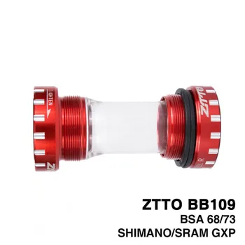 ZTTO BB109 BB68 BSA68 Apačioje Laikiklis MTB Dviratį Bendras Guolis Apačioje Skliausteliuose 24mm 22mm Crankset