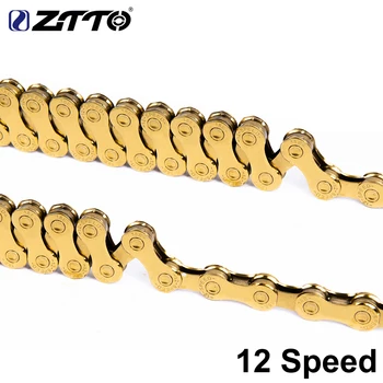 ZTTO MTB 12 Greičio Grandinės Aukso 12s erelis Aukso 12speed Grandinės x1 x12 1x12 Sistemos Jungtis Įtraukta 126L nuorodos Dviračių