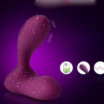 Įkrovimo Butt Plug Analinis Kaištis Klitorio stimuliatorius Dual Vibratoriai,Prostatos Massager,G-spot Makšties Vibratorius,Išangės Masturbacija toyO3