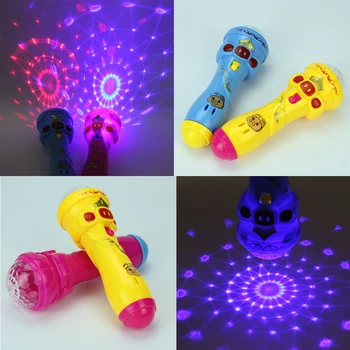 Įsižiebti, Žaislai Vaikams, Kūdikiams Mirksi LED Magic Wand Švyti Skeptrą Lazdos Šalies Žaislai Atsitiktinai Spalvų Pristatymas
