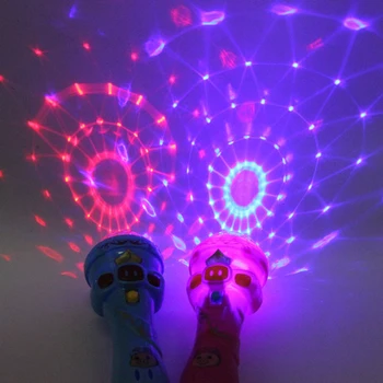 Įsižiebti, Žaislai Vaikams, Kūdikiams Mirksi LED Magic Wand Švyti Skeptrą Lazdos Šalies Žaislai Atsitiktinai Spalvų Pristatymas