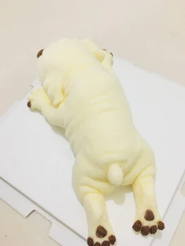 Įvairių 3D silikono formos ledų tortas buldogas kepimo formą