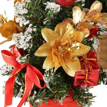 Šeimos Kalėdų Dirbtinis Mini Medžio Apdaila Už Stalo Ir Stalas Viršūnes 20cm/30cm Aukščio Pušis Namų Biuro Dekoras