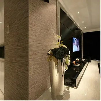 Šiaudų pynimo Vinilo tapetai kinijos lyguma vientisos spalvos foną kambarį studijuoti kambarys PVC sienų apmušalai namų puošybai