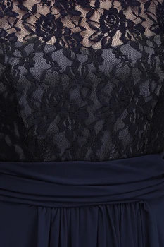 Šifono Plius Dydis Ilgą vakarinę Suknelę 2019 Elegantiškas Oficialų Suknelė Nėrinių Aplikacijos Samtelis Kaklo, Rankovių chalatas de soiree