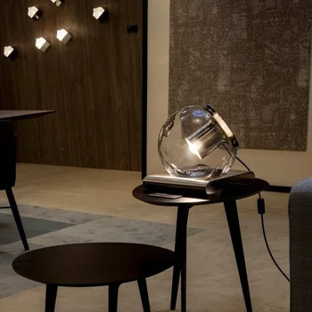 šiuolaikinių led kristalų stalo lempa masa lambası stiklo danga lentelė swan stalo lempos šviesos srautą galima reguliuoti stalo lempa laikrodis kambarį