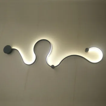Šiuolaikinių LED Sienos lempos Lamparas De Techo Sumalti Aplikacijos Murale Meno dizaino Šviestuvas Lubų Lempa kambarį Eilėje Sienos Šviesos