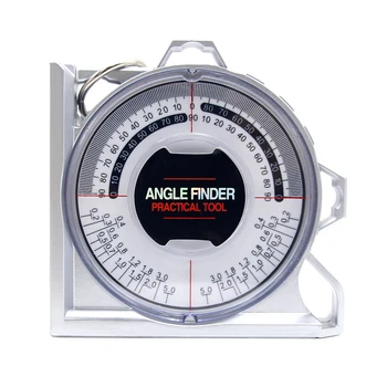 Šlaito Inclinometer Kampo Ieškiklis Šlaito Matlankis Tilt Lygio Matuoklis Clinometer Daviklis Magnetinis Pagrindas Kalibravimas, Matavimo Įrankiai