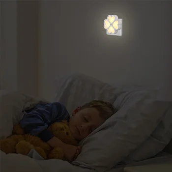 Šviesos Jutiklis Kontrolės Naktį Šviesos Mini ES, JAV, UK Plug Miegamojo Lempa Kūdikiui Maitinti Miega