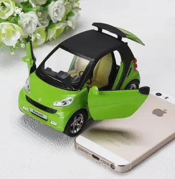 Žaislas automobilis Smart Q Edition Lydinio Automobilių Žaislai, Mergaičių Vaikas Metalo Automobilių papuošimai