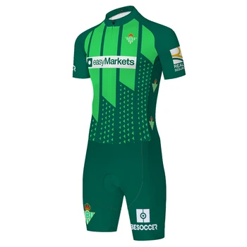 Žalia Betis komanda dviračių skinsuit dviračių jumpsuit vyrų triatlonas kostiumas vyrams 20D completo ciclismo quick dry ropa ciclista hombre